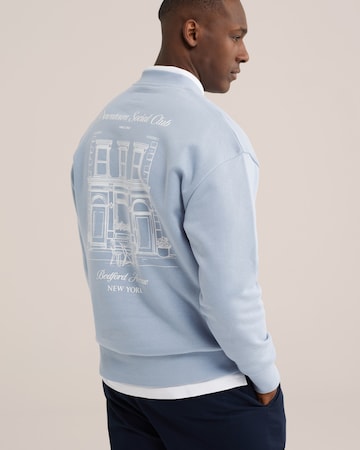 WE Fashion Свитер в Синий