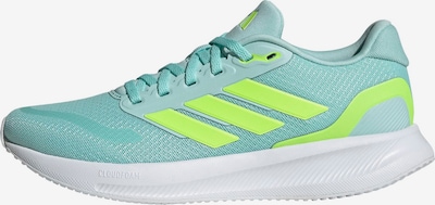ADIDAS PERFORMANCE Tenisice za trčanje 'Runfalcon 5' u akvamarin / neonsko zelena, Pregled proizvoda