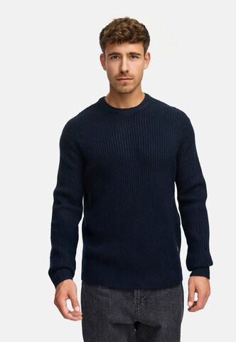 INDICODE JEANS Trui 'INPeace' in Blauw: voorkant