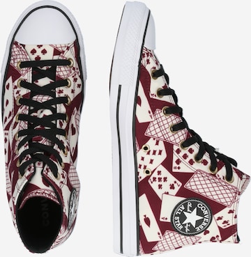 CONVERSE Sneakers hoog 'CHUCK TAYLOR ALL STAR CARDS' in Rood
