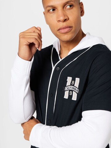 HOLLISTER Regular Fit Hemd in Schwarz