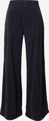 Wide Leg Pantalon ESPRIT en noir : devant