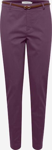 b.young Slim fit Chino Pants in Purple: front