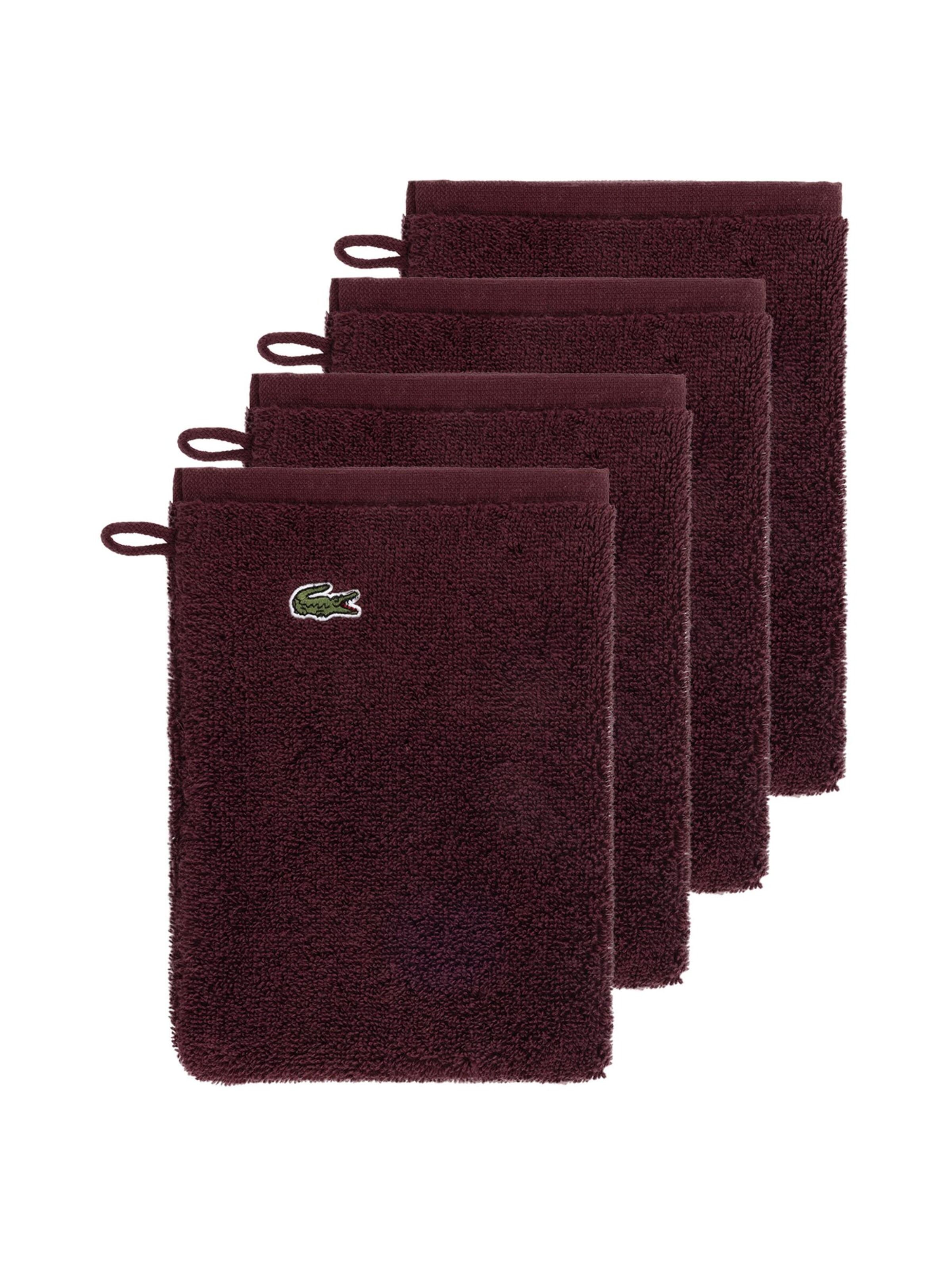 LACOSTE Handtuch 'LLECROCO'‌‌‌‌‌ in Rot: Vorderseite
