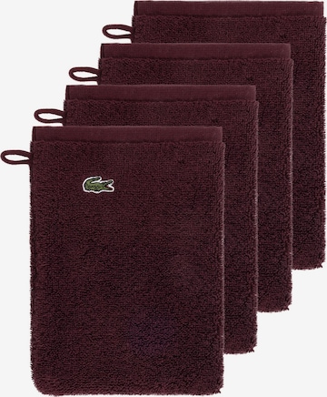 LACOSTE Handtuch 'LLECROCO' in Rot: Vorderseite