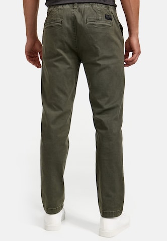 INDICODE JEANS Regular Chino 'Gabrin' in Groen