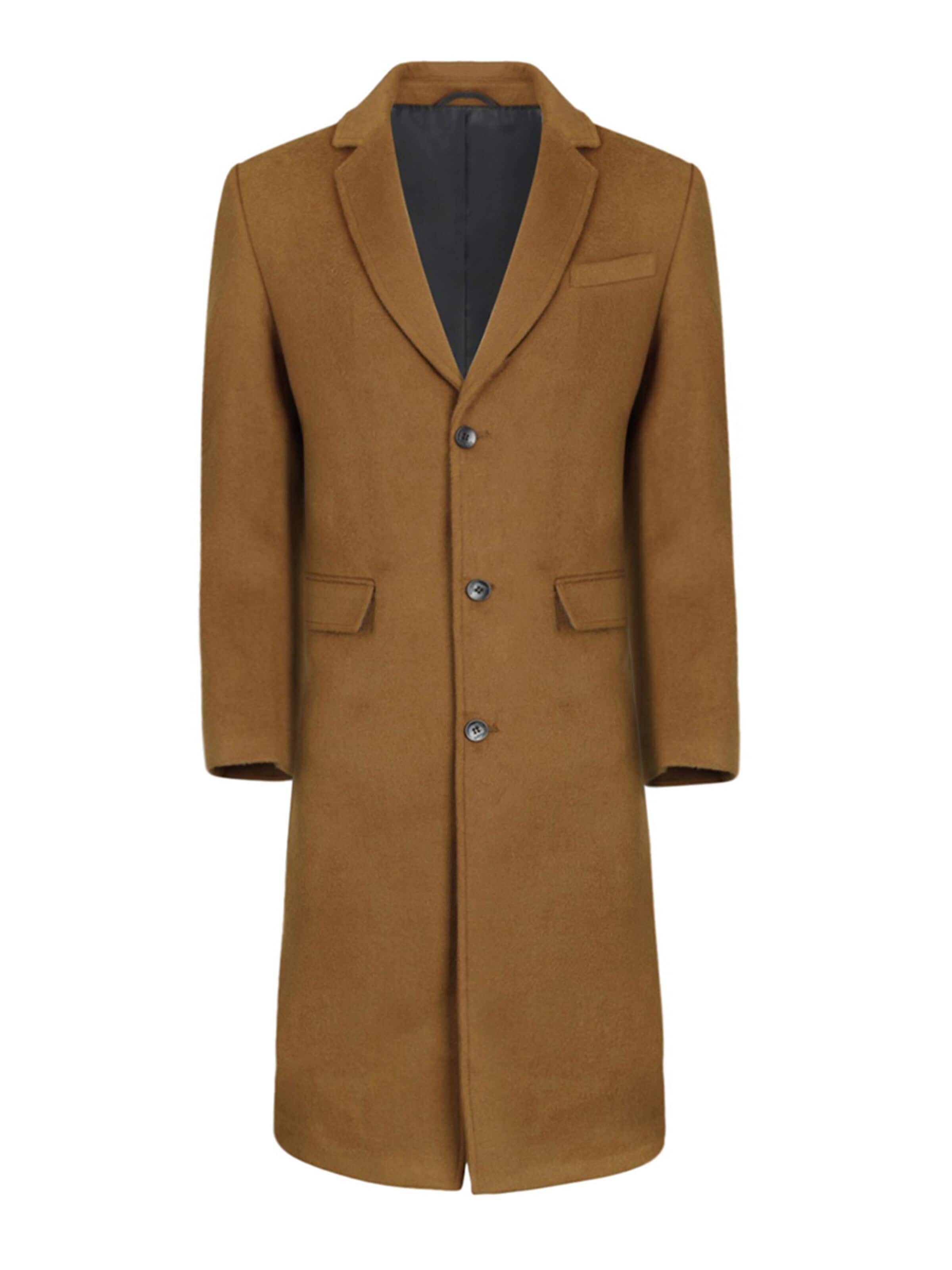 YOUTHUP Winter Coat 'Statur' in Brown: front