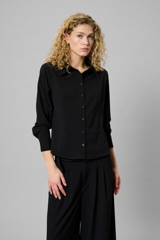 My Essential Wardrobe Blouse 'Hace' in Zwart: voorkant