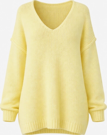Worldclassca Oversized Sweater in Yellow: front