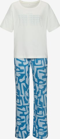 Pyjama s.Oliver en bleu : devant