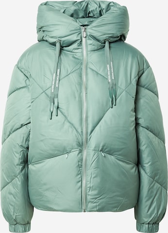 TOM TAILOR DENIM Winter jacket in Green: front