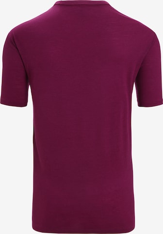 purpurinė ICEBREAKER Sportiniai marškinėliai 'Granary'