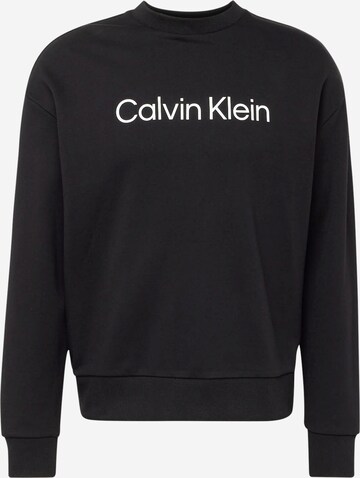 Sweat-shirt 'HERO' Calvin Klein en noir : devant