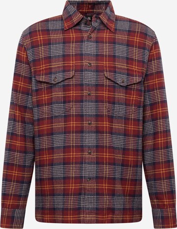 Regular fit Camicia di Banana Republic in rosso: frontale