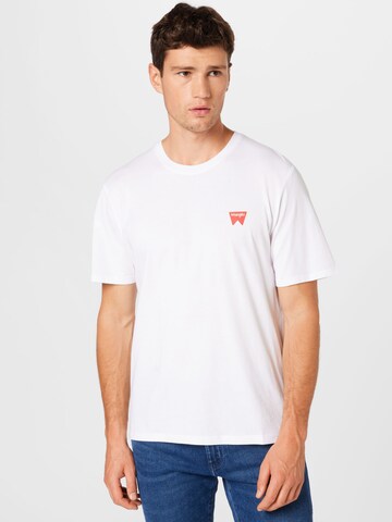 WRANGLER T-Shirt in Weiß: predná strana