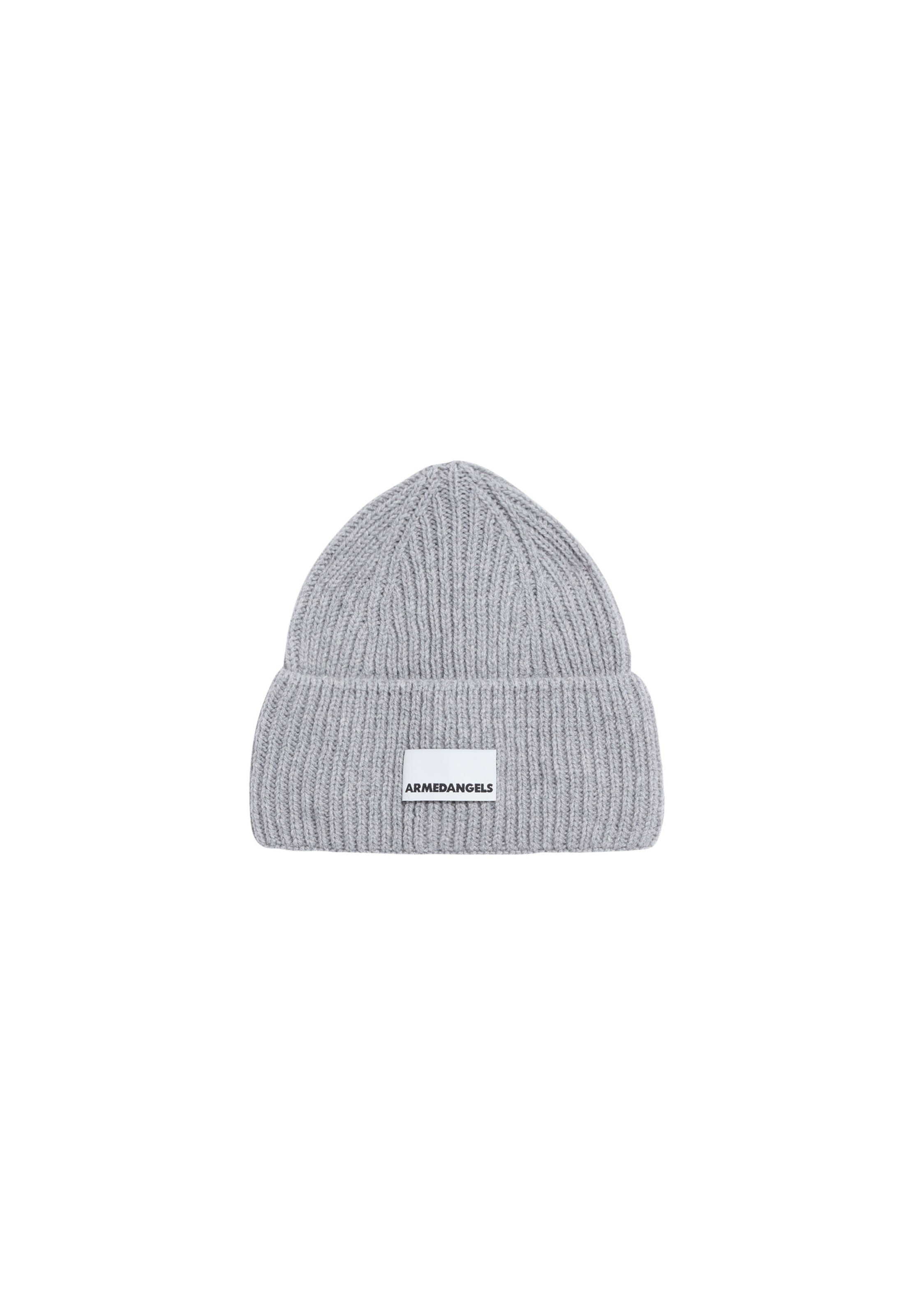 ARMEDANGELS Beanie in Grey: front