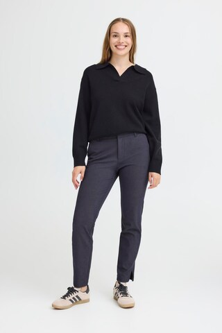 Coupe slim Pantalon 'BINDY ' Pulz en bleu