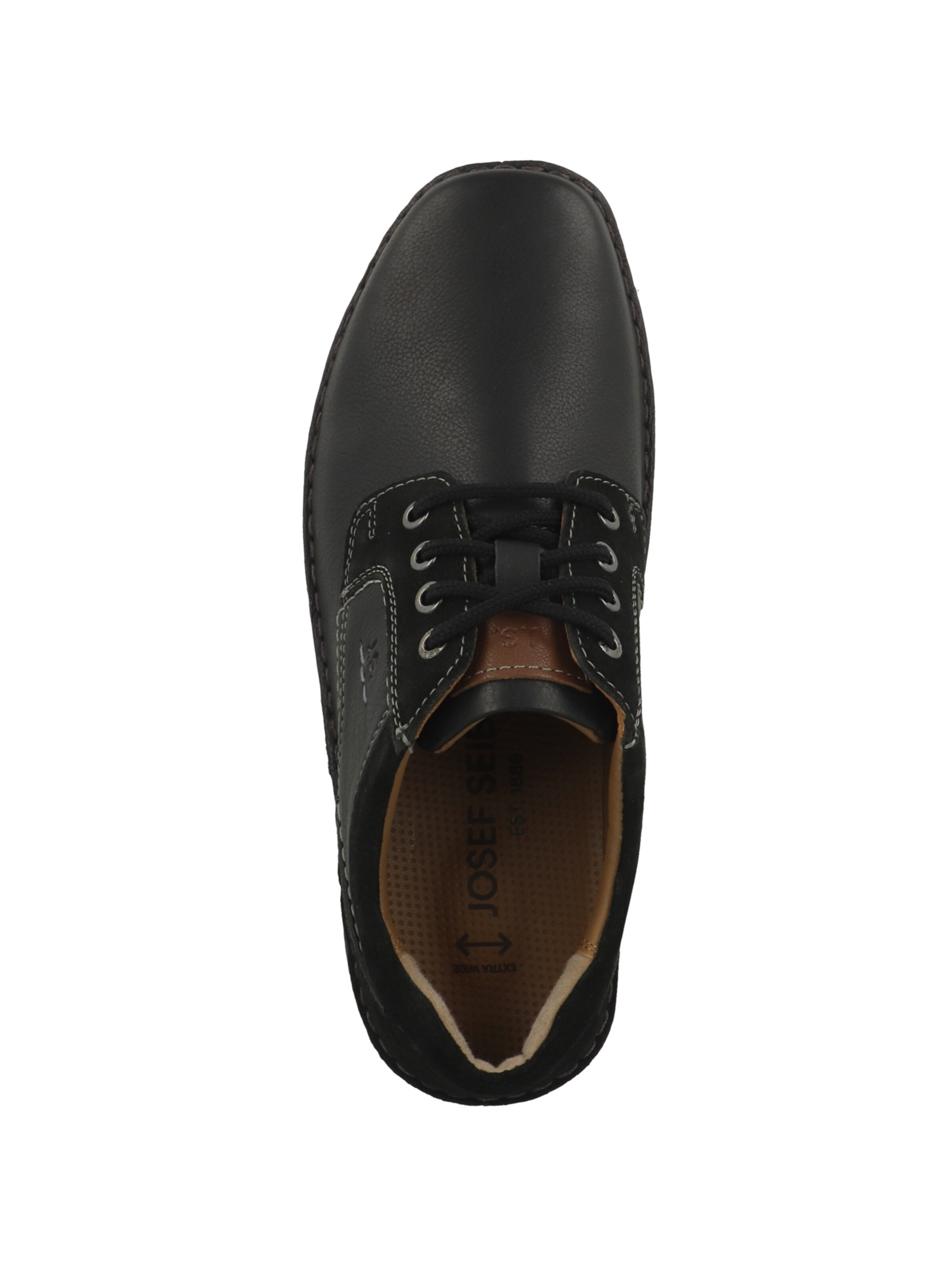 JOSEF SEIBEL Schnürschuh  'New Anvers 06' in Schwarz