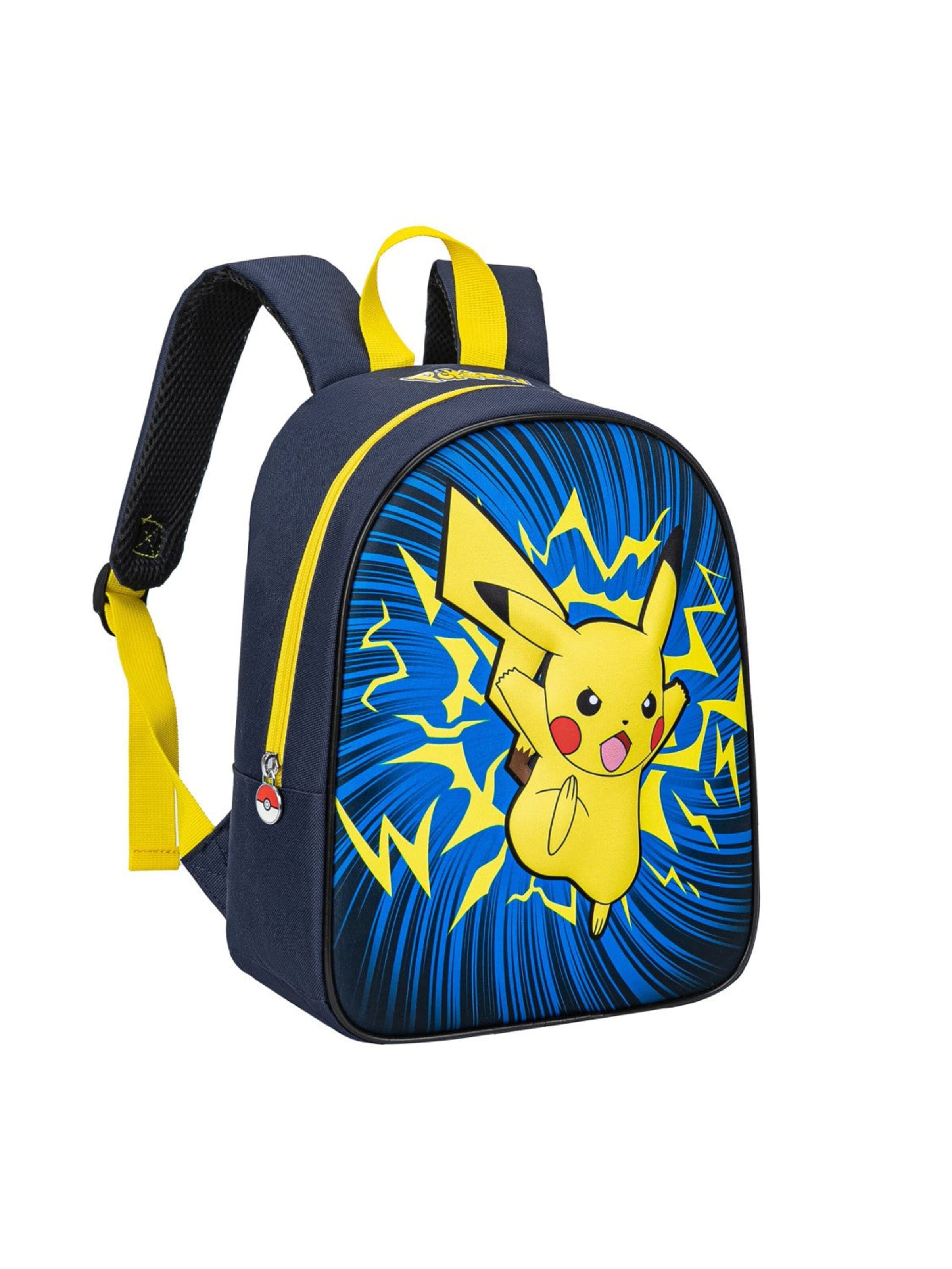 Pokémon Backpack 'Pokémon Pikachu Rugzak Kinderen – Rugtas Jongens – Donkerblauw – Hoogte 31 cm' in Blue