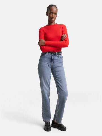 TOM TAILOR DENIM Sweater in Red