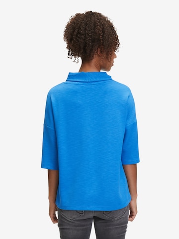 Cartoon Sweatshirt mit Stehkragen in Blau