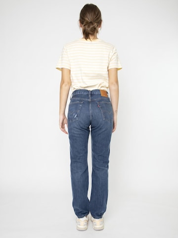 LEVI'S ® Luźne Jeansy 'W' 501 Jeans For Women New Life Dark Indigo Worn In Pants' w kolorze niebieski