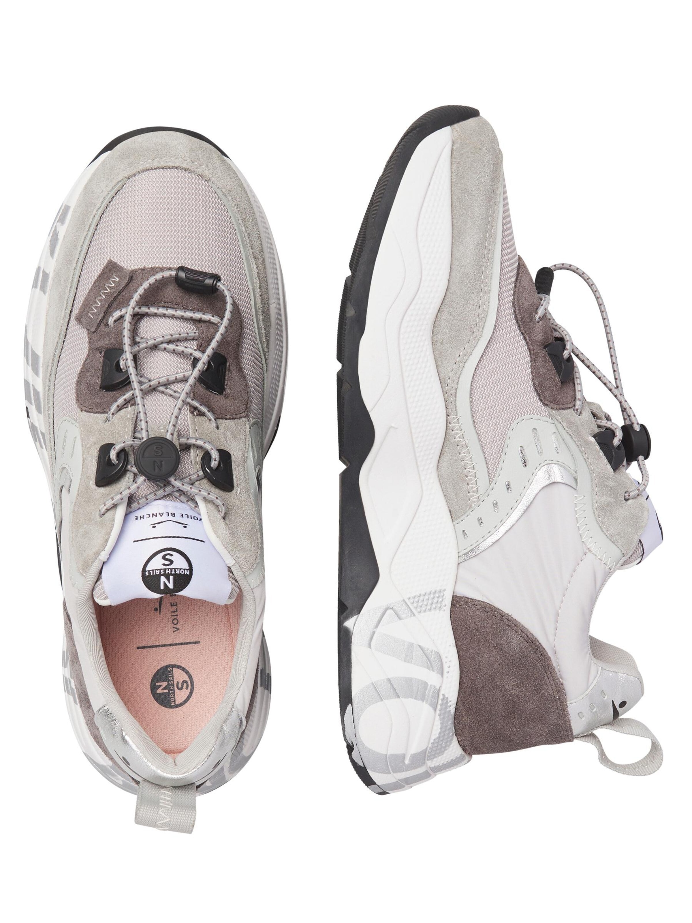 Voile blanche Veterschoen 'CLUB105.' in Grijs: voorkant