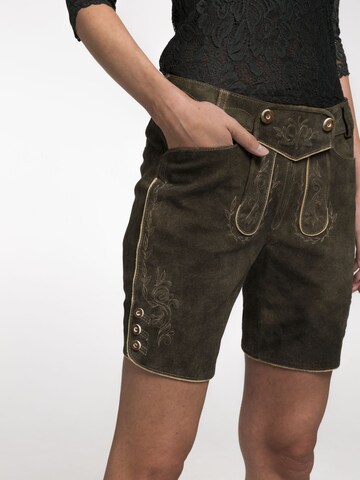 Coupe slim Pantalon SPIETH & WENSKY en marron