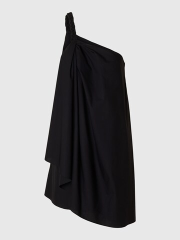 SELECTED Cocktailjurk in Zwart: voorkant