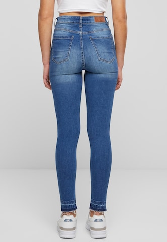 Urban Classics Slimfit Jeans in Blauw