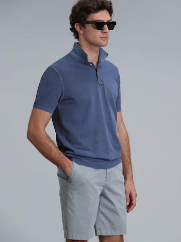 Coupe slim Pantalon chino 'ZEGLER' Lufian en gris