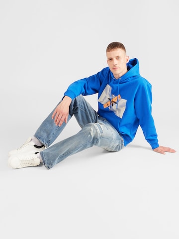 Calvin Klein Jeans Sweatshirt 'SKYSCRAPER' in Blauw