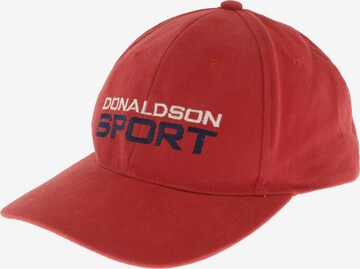 Donaldson Hat & Cap in One size in Red: front