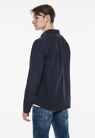 Street One MEN Regular fit Button Up Shirt in Blue