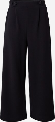 QS Pleat-Front Pants in Black: front