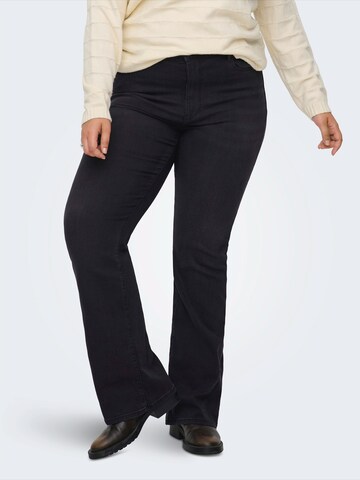 évasé Jean 'CARHELLA' ONLY Carmakoma en noir : devant