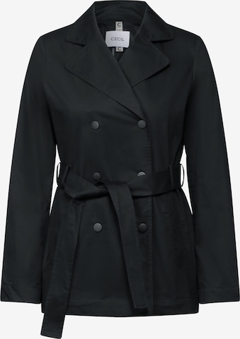 CECIL Kurzer Trenchcoat in Schwarz: Vorderseite