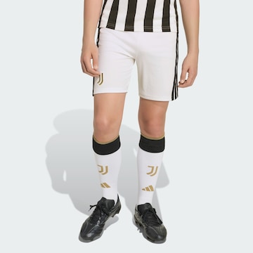 ADIDAS PERFORMANCE Loose fit Sports trousers 'Juventus Turin 26/27 ' in White: front