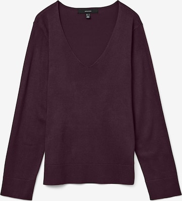 VERO MODA Свитер 'VMSILJE' в Красный: спереди