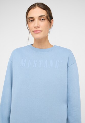 MUSTANG Sweatshirt 'Aberdeen' in Blue
