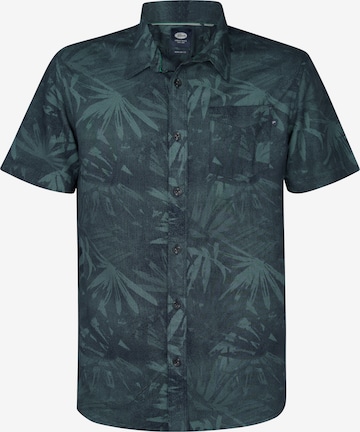 Petrol Industries Regular fit Button Up Shirt 'Seafoamview' in Green: front
