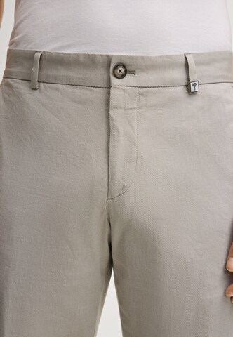 JOOP! Slim fit Trousers with creases ' Hank ' in Beige