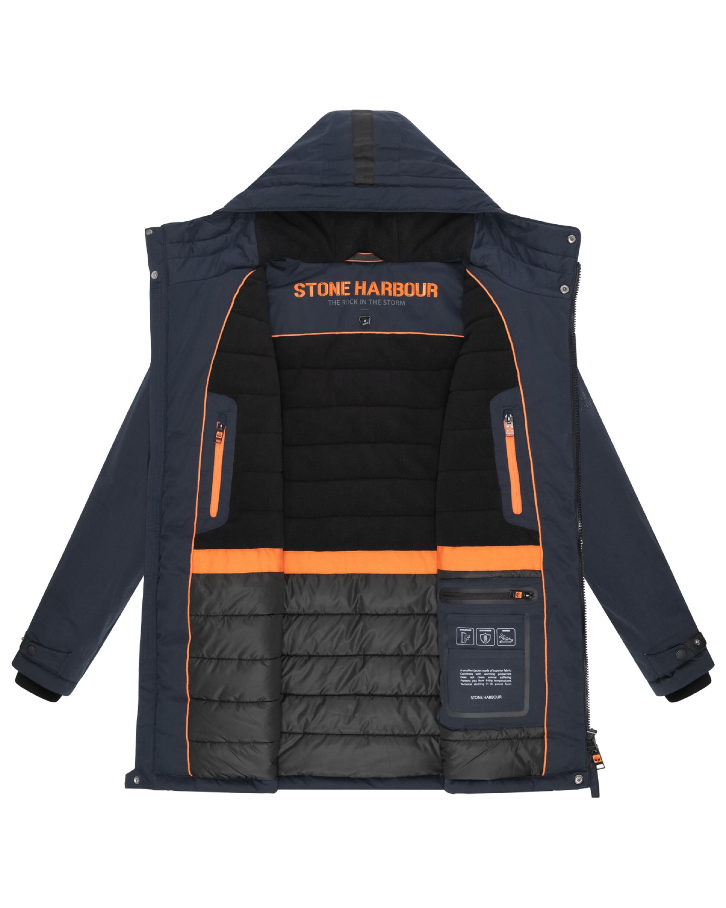 STONE HARBOUR Winter coat 'Fintaan' in Blue