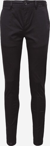 SCOTCH & SODA Chino trousers 'Mott' in Black: front