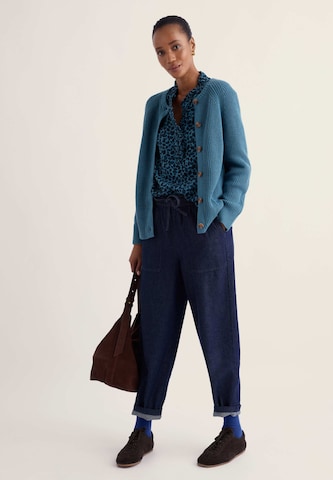 Seasalt Cornwall Gebreid vest 'Potters Meadow' in Blauw