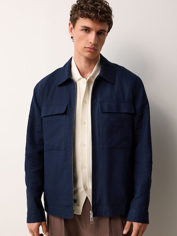 Veste mi-saison Next en bleu : devant