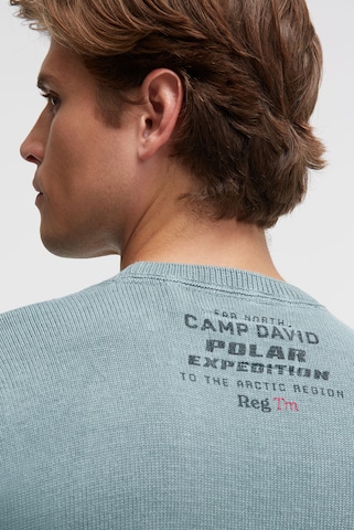 Pull-over CAMP DAVID en vert