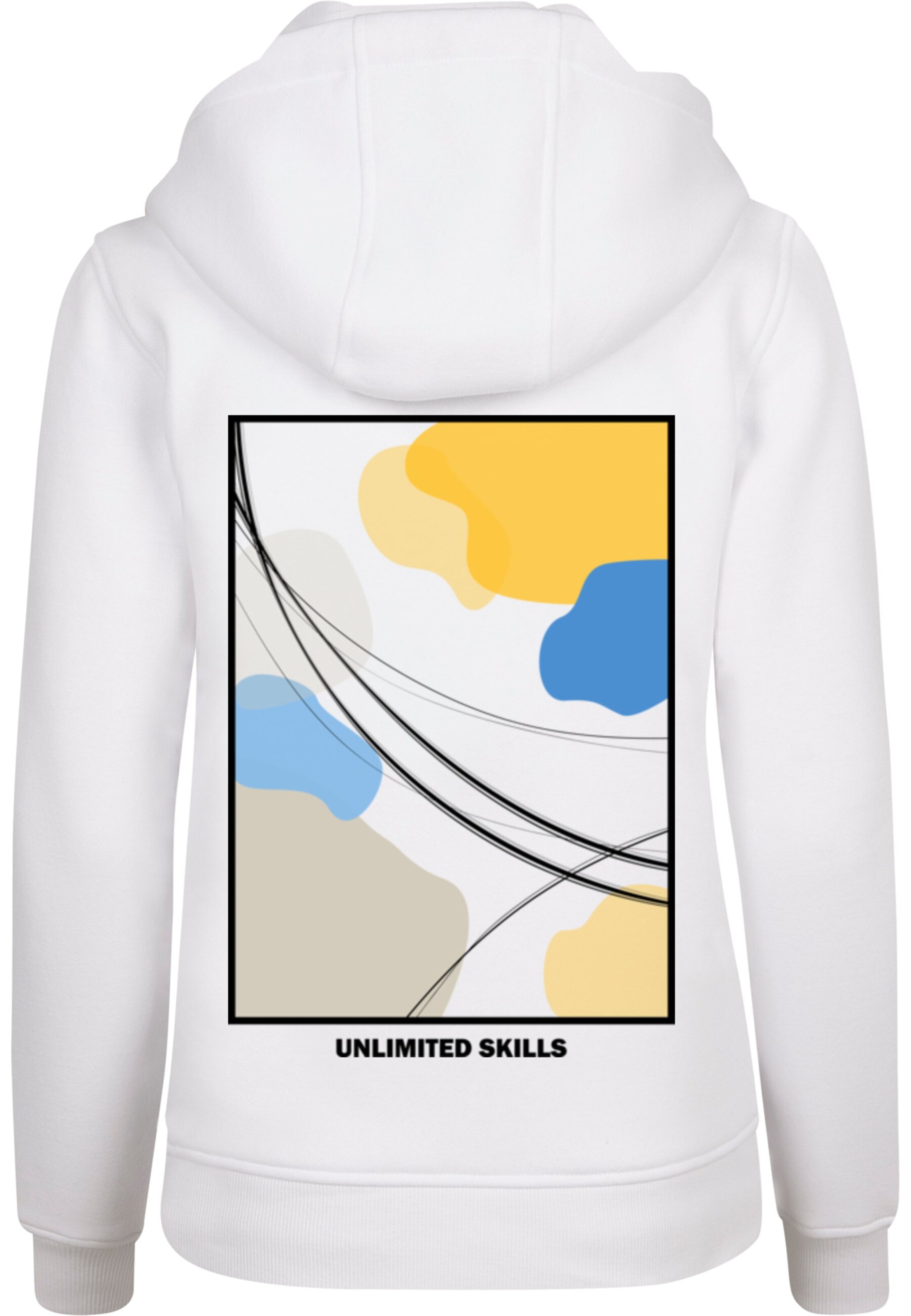 Merchcode Sweatshirt 'Unlimited Skills ' in Weiß