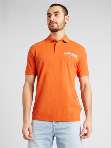 NAPAPIJRI Тениска 'E-AYLMER' в оранжево: отпред