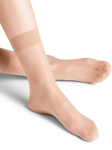 FALKE Socken 'Seidenglatt'‌‌‌ in Beige
